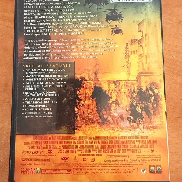 Black Hawk Down DVD - Picture 2 of 2